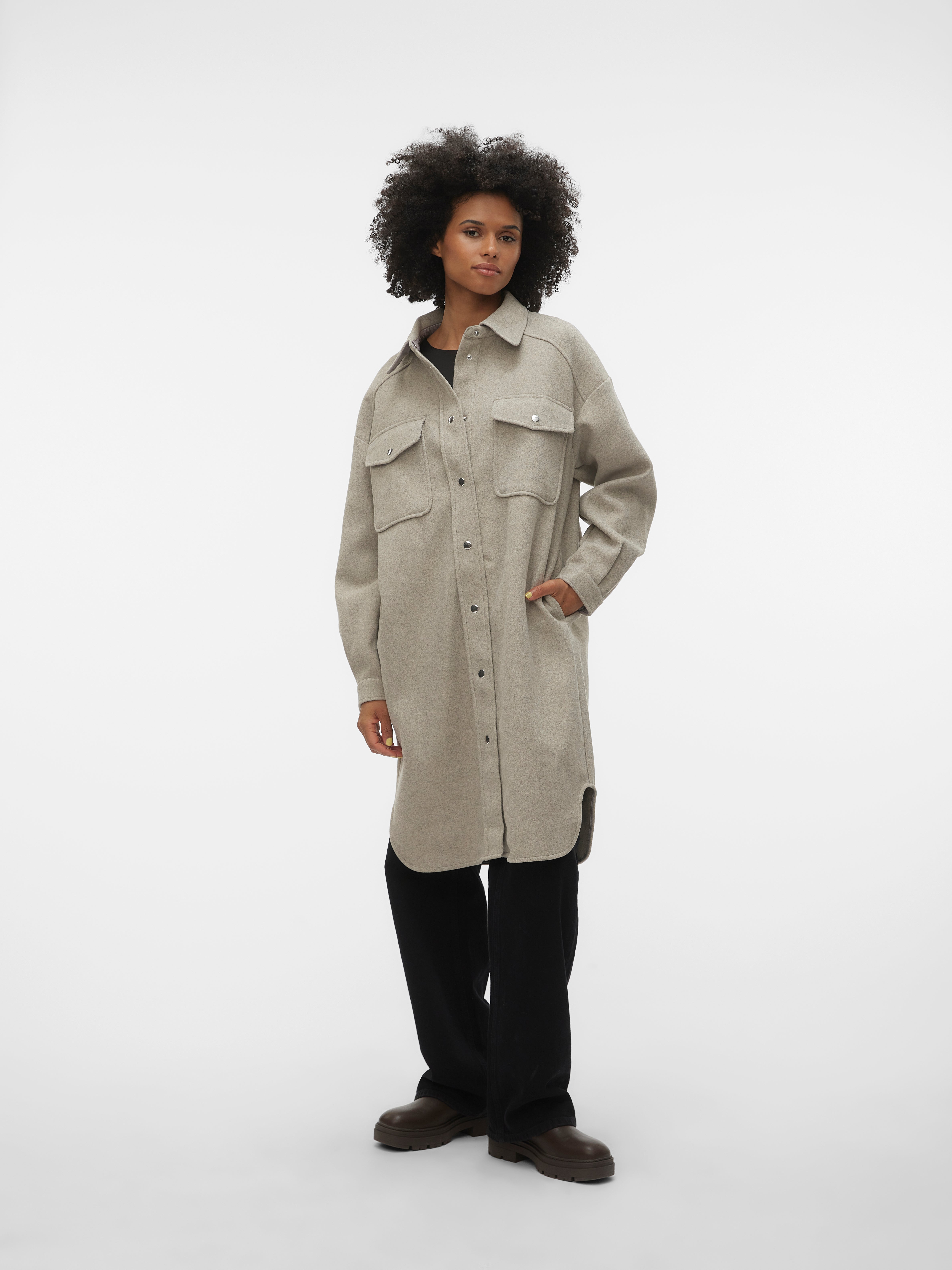 Manteau discount marron clair