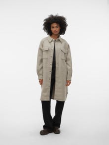 Vero Moda VMVINCE Frakke -Silver Mink - 10302703