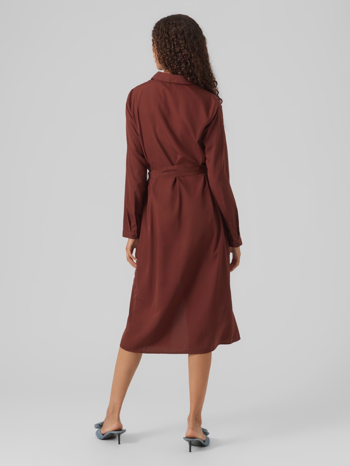 Vero Moda VMKIRA Long dress -Bitter Chocolate - 10302722