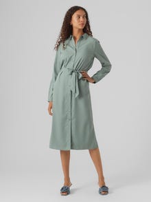 Vero Moda VMKIRA Midimekko -Chinois Green - 10302722