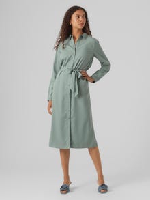 Vero Moda VMKIRA Lång klänning -Chinois Green - 10302722