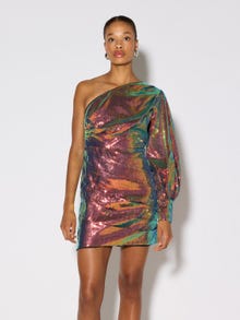 Vero Moda SOMETHINGNEW X LAME COBAIN Short dress -Rich Gold - 10302730