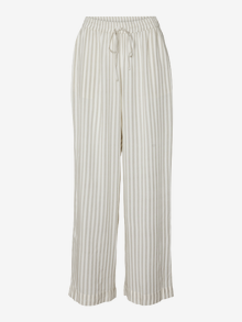 Vero Moda VMANNELIE High rise Trousers -Oatmeal - 10302732