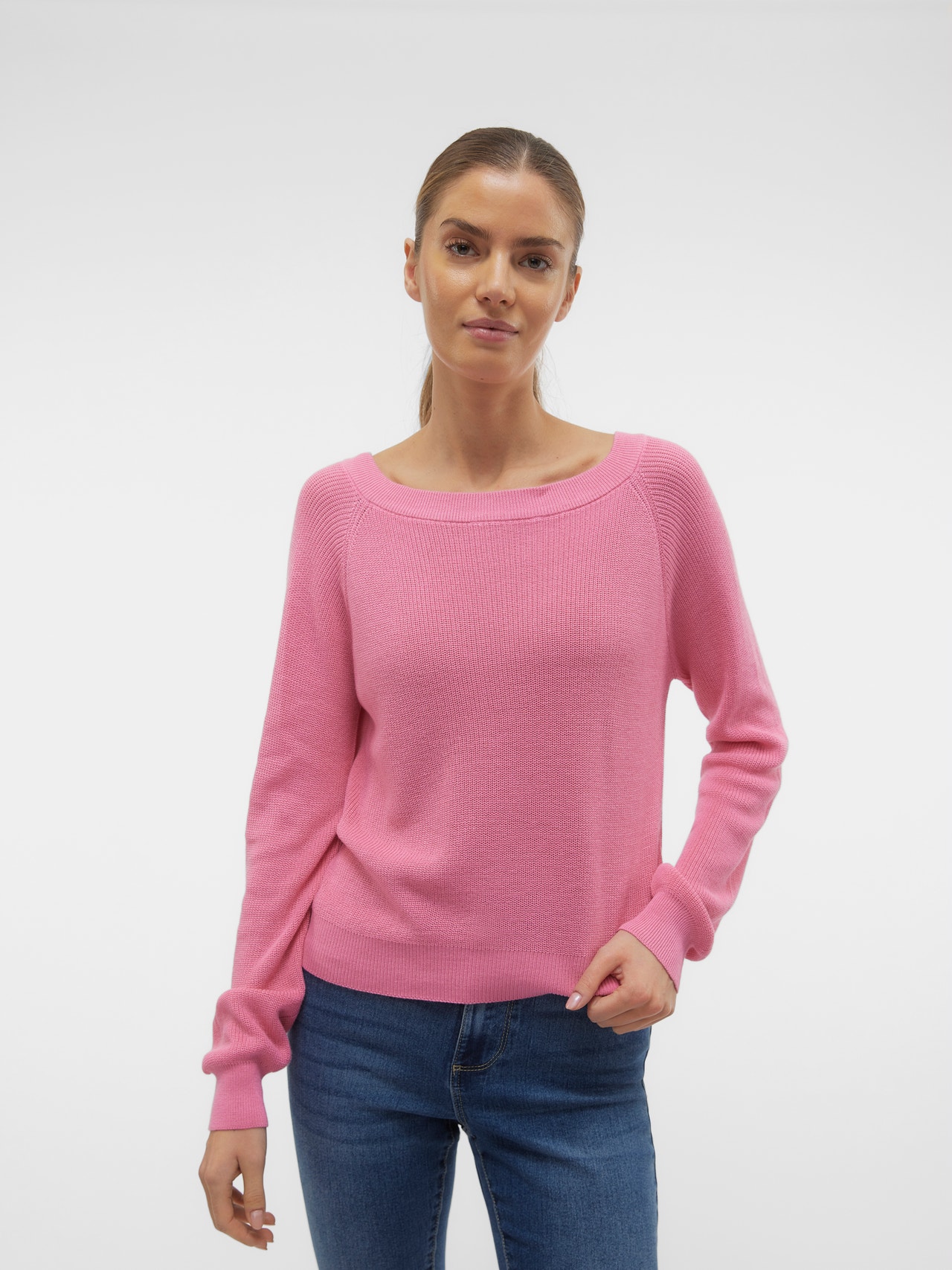Vero Moda VMNEWLEXSUN Sweter -Pink Cosmos - 10302789