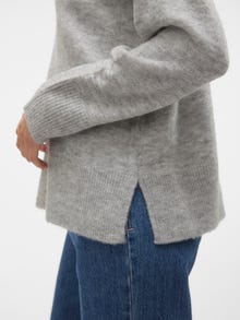 Vero Moda VMFILUCA Pullover -Light Grey Melange - 10302802