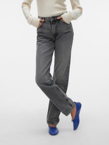Vero Moda VMHAILEY Rak passform Jeans -Medium Grey Denim - 10302819