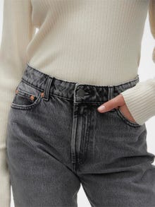 Vero Moda VMHAILEY Hohe Taille Gerade geschnitten Jeans -Medium Grey Denim - 10302819