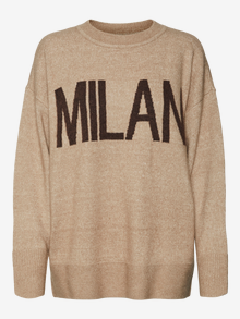 Vero Moda VMCITY Neulepuserot -Silver Mink - 10302823