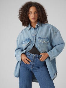 Vero Moda VMRIVER Shirt -Medium Blue Denim - 10302836