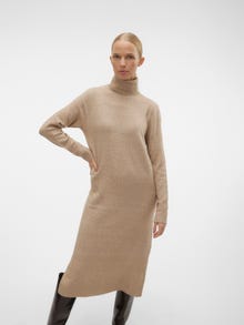 Vero Moda VMHURRICANE Lang kjole -Silver Mink - 10302867