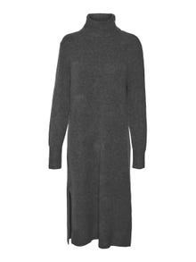 Vero Moda VMHURRICANE Langes Kleid -Dark Grey Melange - 10302867