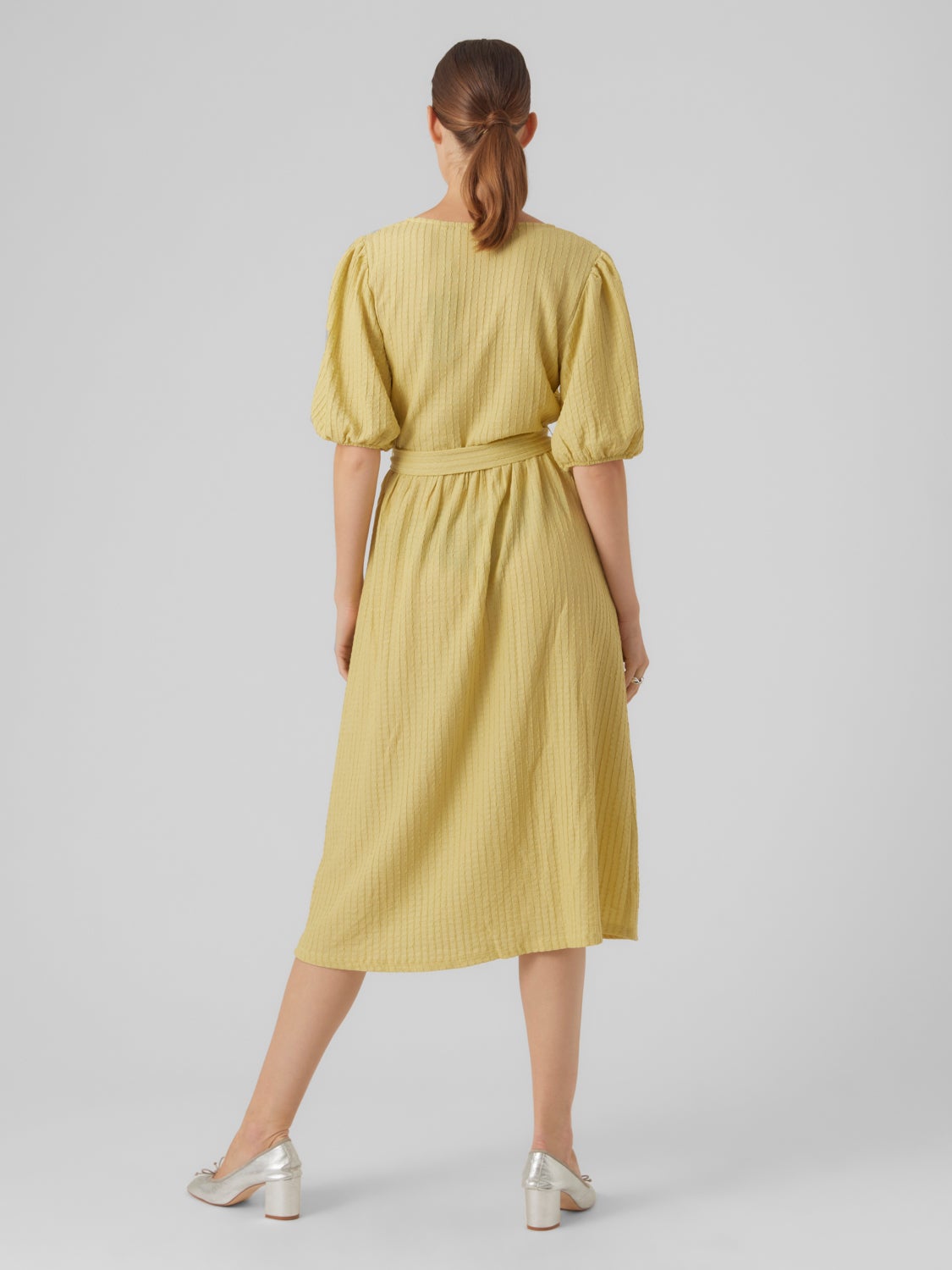 VMDIANA Robe longue Jaune moyen Vero Moda