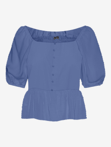 Vero Moda VMHOLLO Top -Bleached Denim - 10302876