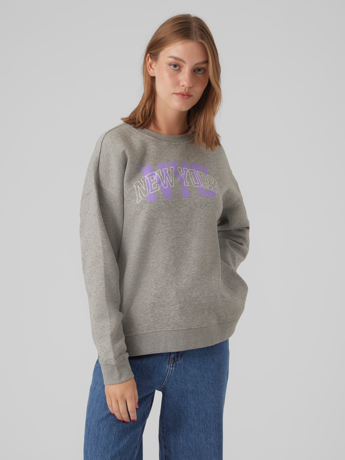 Sweatshirt | Light Grey Vero Moda®