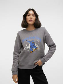 Vero Moda VMPENY Sweatshirt -Medium Grey Melange - 10302888