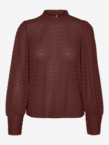 Vero Moda VMBECCA Top -Bitter Chocolate - 10302894