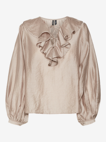 Vero Moda VMNILLA Top -Brown Lentil - 10302919