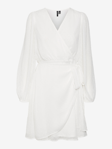 Vero Moda VMWAO Kort klänning -Bright White - 10302939