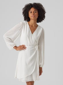 Vero Moda VMWAO Kort klänning -Bright White - 10302939