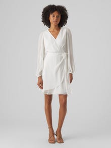 Vero Moda VMWAO Kort klänning -Bright White - 10302939