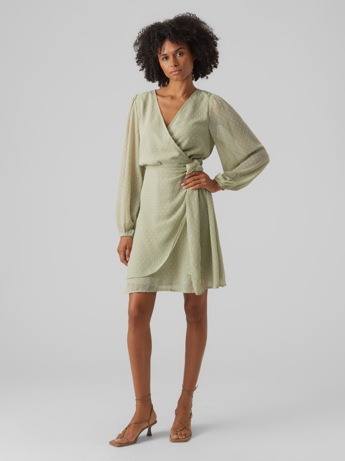 Short sage store dress