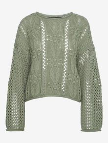 Vero Moda VMSANTORINI Pullover -Hedge Green - 10302947