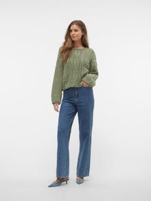Vero Moda VMSANTORINI Pullover -Hedge Green - 10302947