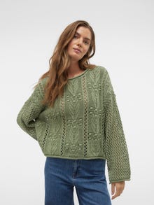 Vero Moda VMSANTORINI Pullover -Hedge Green - 10302947