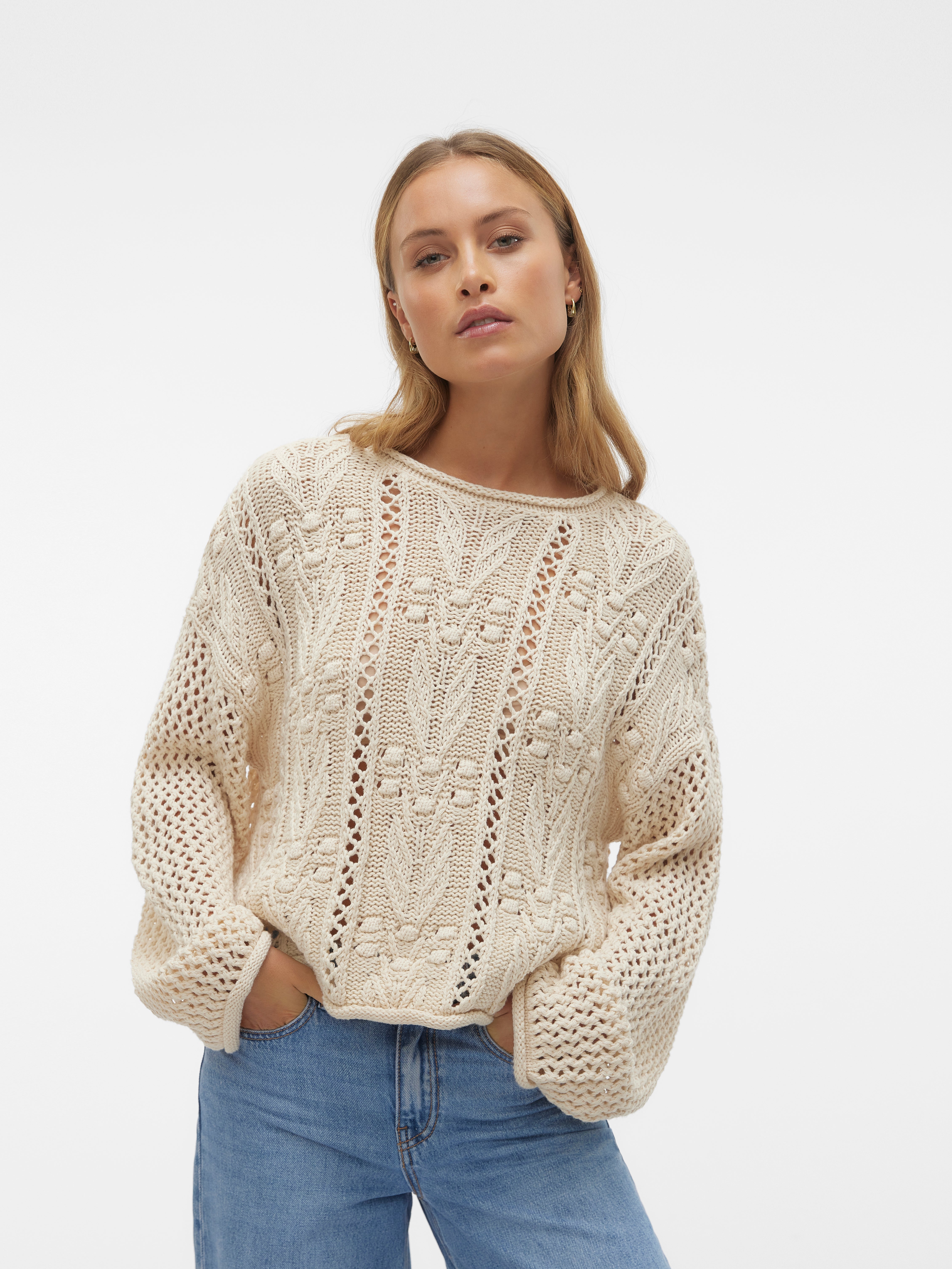 Women s Jumpers Long Cropped Oversized Jumpers VERO MODA