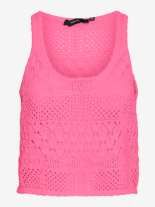 Vero Moda VMAMALFI Pullover -Pink Cosmos - 10302952