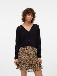 Vero Moda VMAMALFI Knit Cardigan -Black - 10302954
