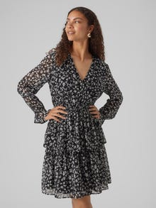 Vero Moda VMHOLLY Kort kjole -Black - 10303004