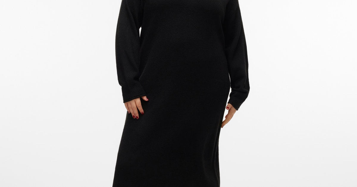 VMVALLY Long Dress - Black main image 1