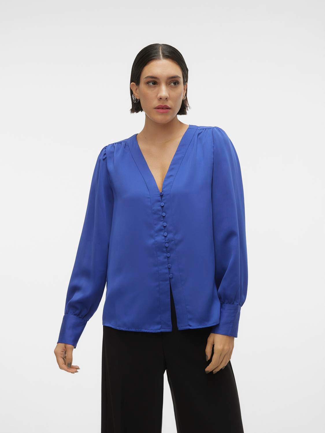 Vero Moda VMGISANA Overhemd -Mazarine Blue - 10303170
