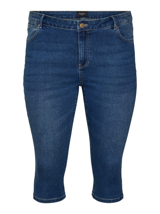Vero Moda VMCJUNE Middels høyt snitt Slim Fit Jeans - 10303171