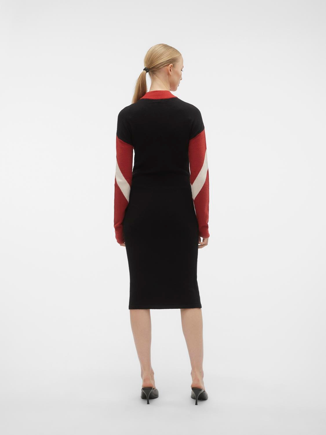 Vero Moda VMNANCY Długa sukienka -Red Ochre - 10303186