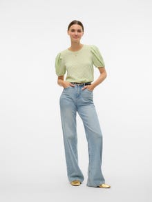 Vero Moda VMFLOWER Top -Bok Choy - 10303193