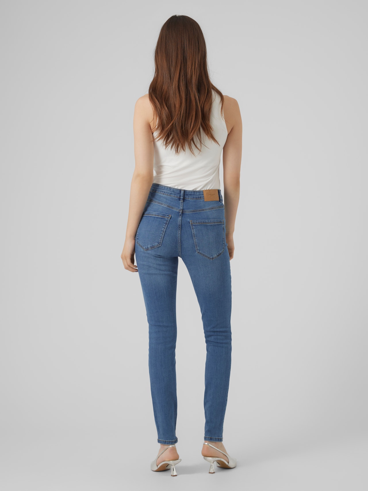 Vero Moda VMSOPHIA Krój skinny Jeans -Medium Blue Denim - 10303202