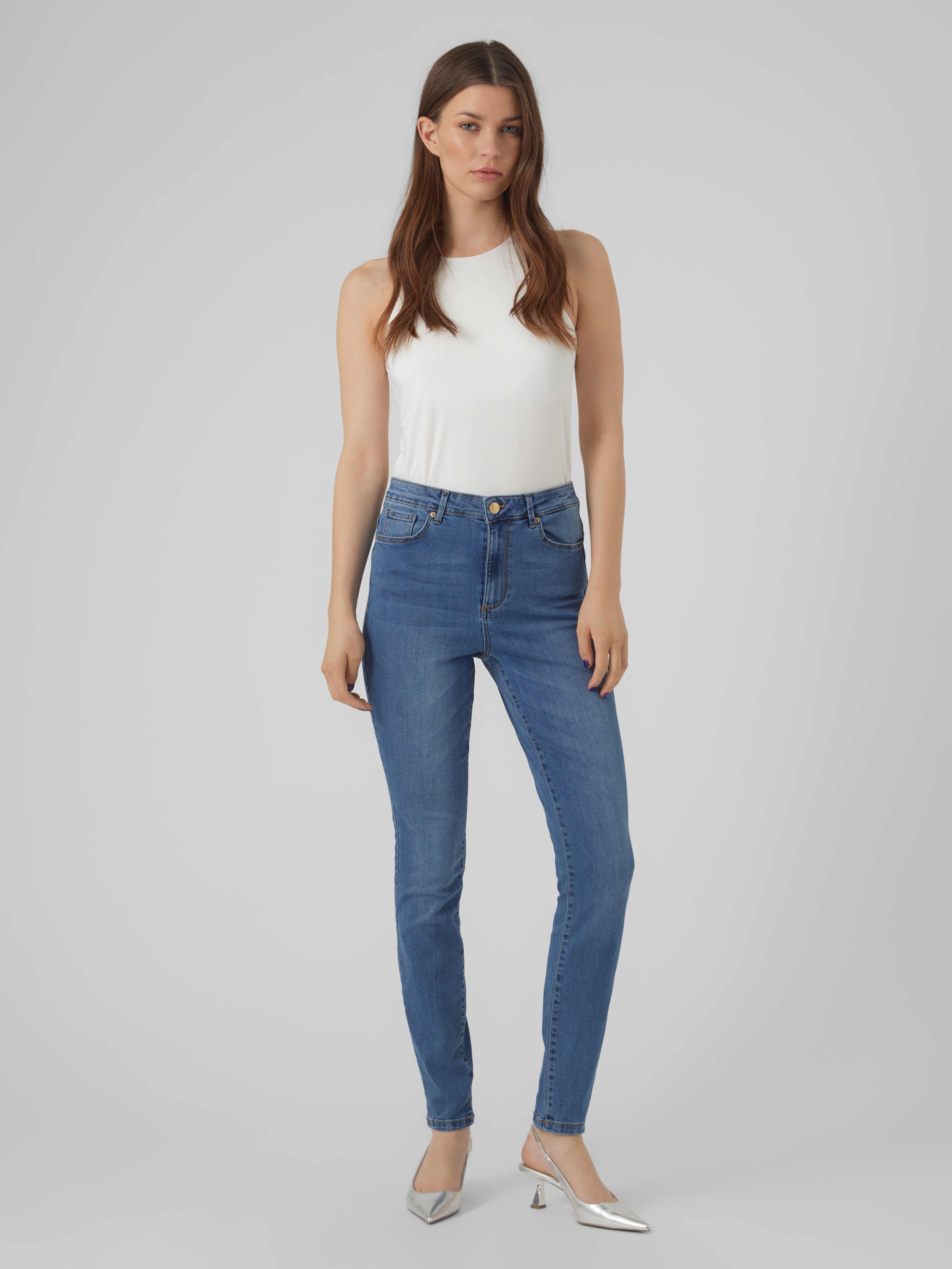 VMSOPHIA Vita alta Skinny Fit Jeans