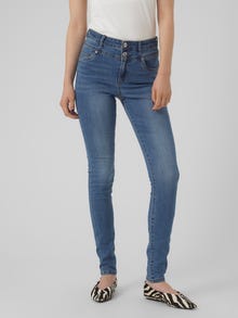Vero Moda VMSOPHIA Krój skinny Jeans -Medium Blue Denim - 10303211