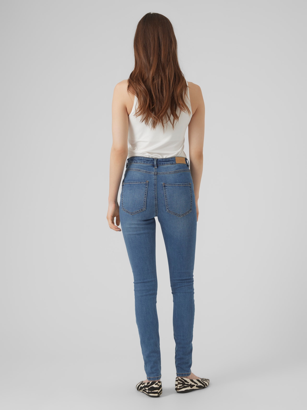 Vero Moda VMSOPHIA Skinny Fit Jeans -Medium Blue Denim - 10303211