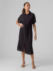 Vero Moda VMIRIS Midi dress -Black - 10303222