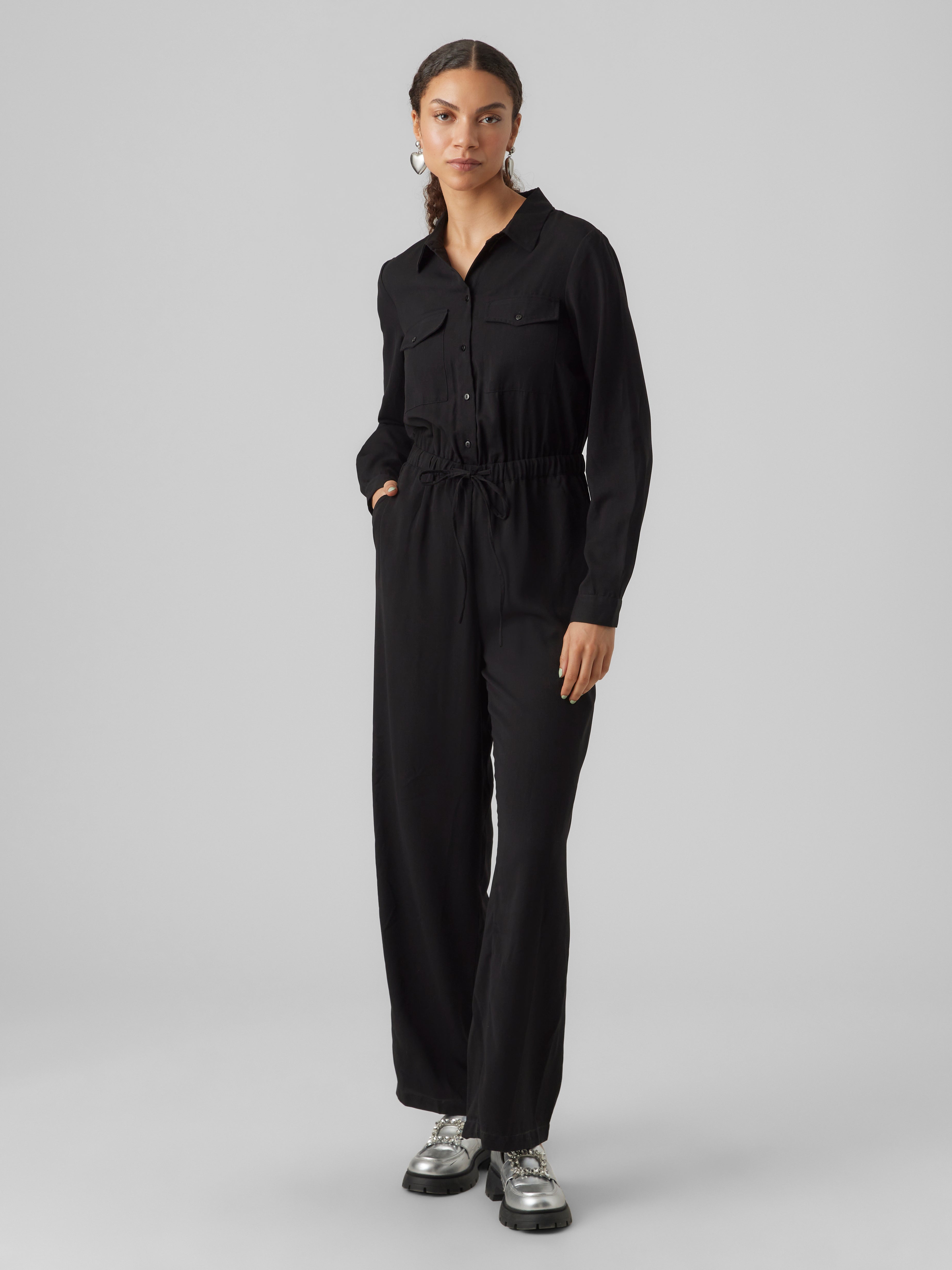 Vero moda black sales jumpsuit