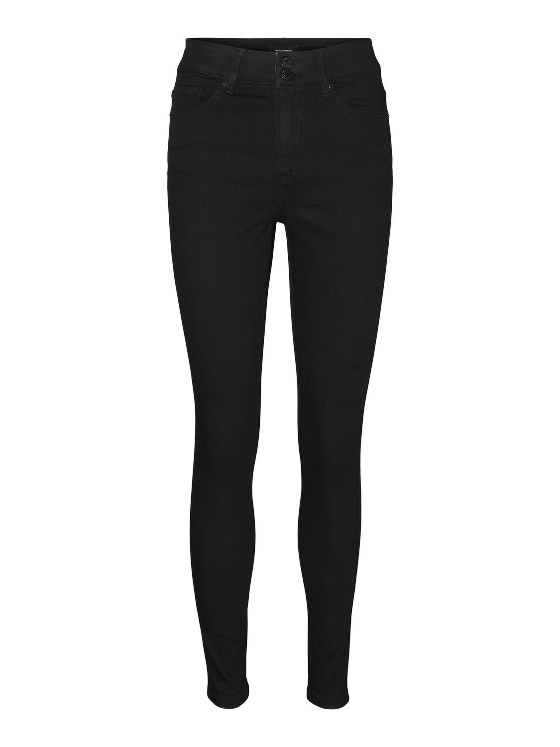 Vero Moda VMSOPHIA Taille haute Skinny Fit Jeans -Black Denim - 10303295