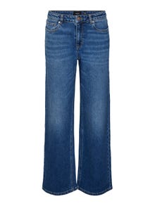 Vero Moda VMFAITH Vita bassa Wide Fit Jeans -Medium Blue Denim - 10303300