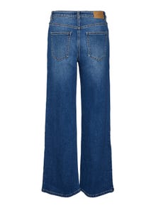Vero Moda VMFAITH Lav talje Wide fit Jeans -Medium Blue Denim - 10303300