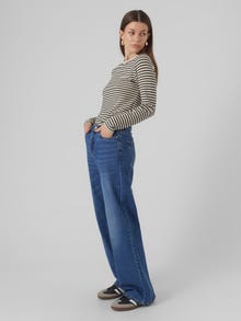 Vero Moda VMFAITH Weit geschnitten Jeans -Medium Blue Denim - 10303300