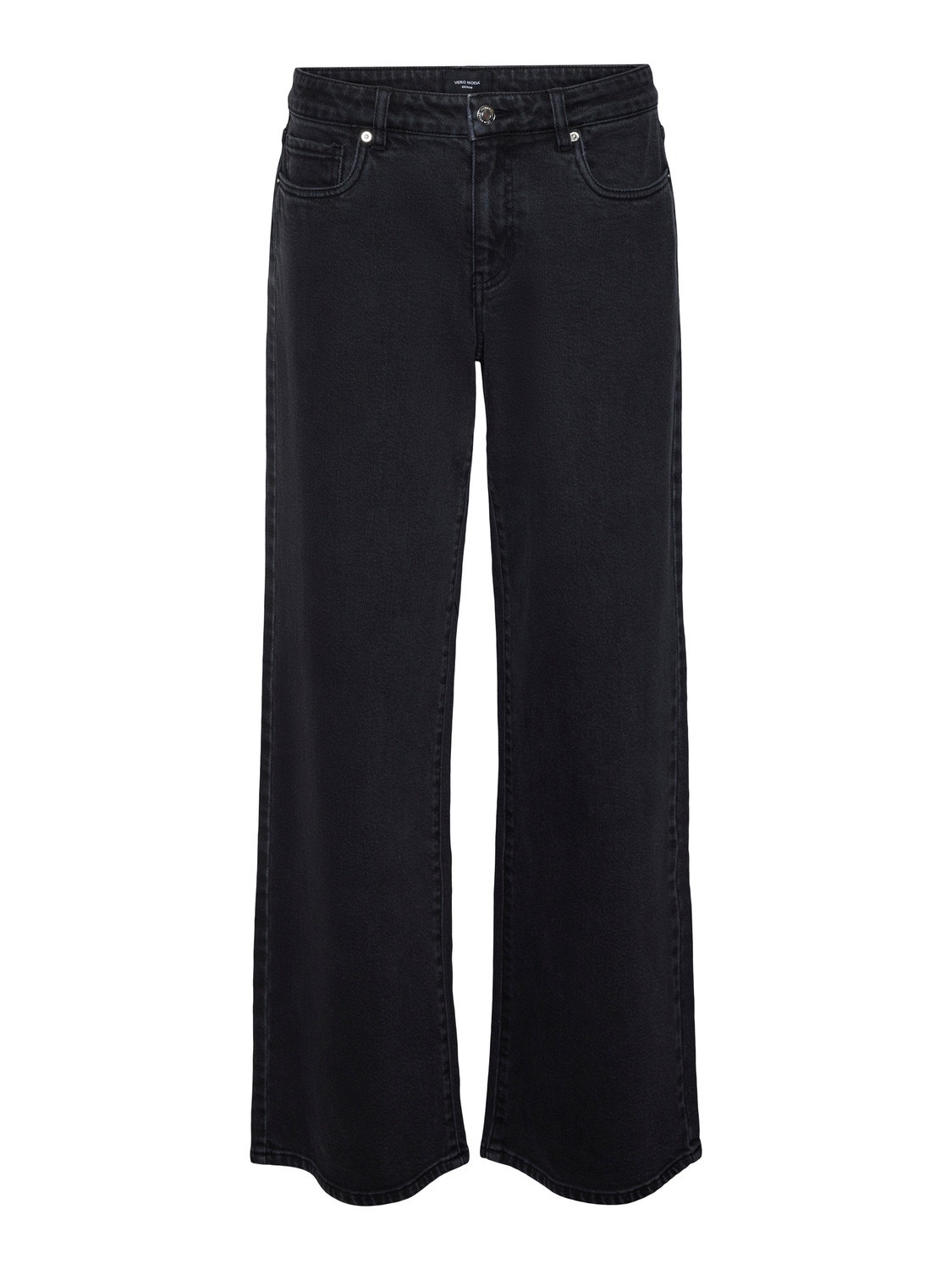 Vero Moda VMFAITH Vid passform Jeans -Black Denim - 10303305