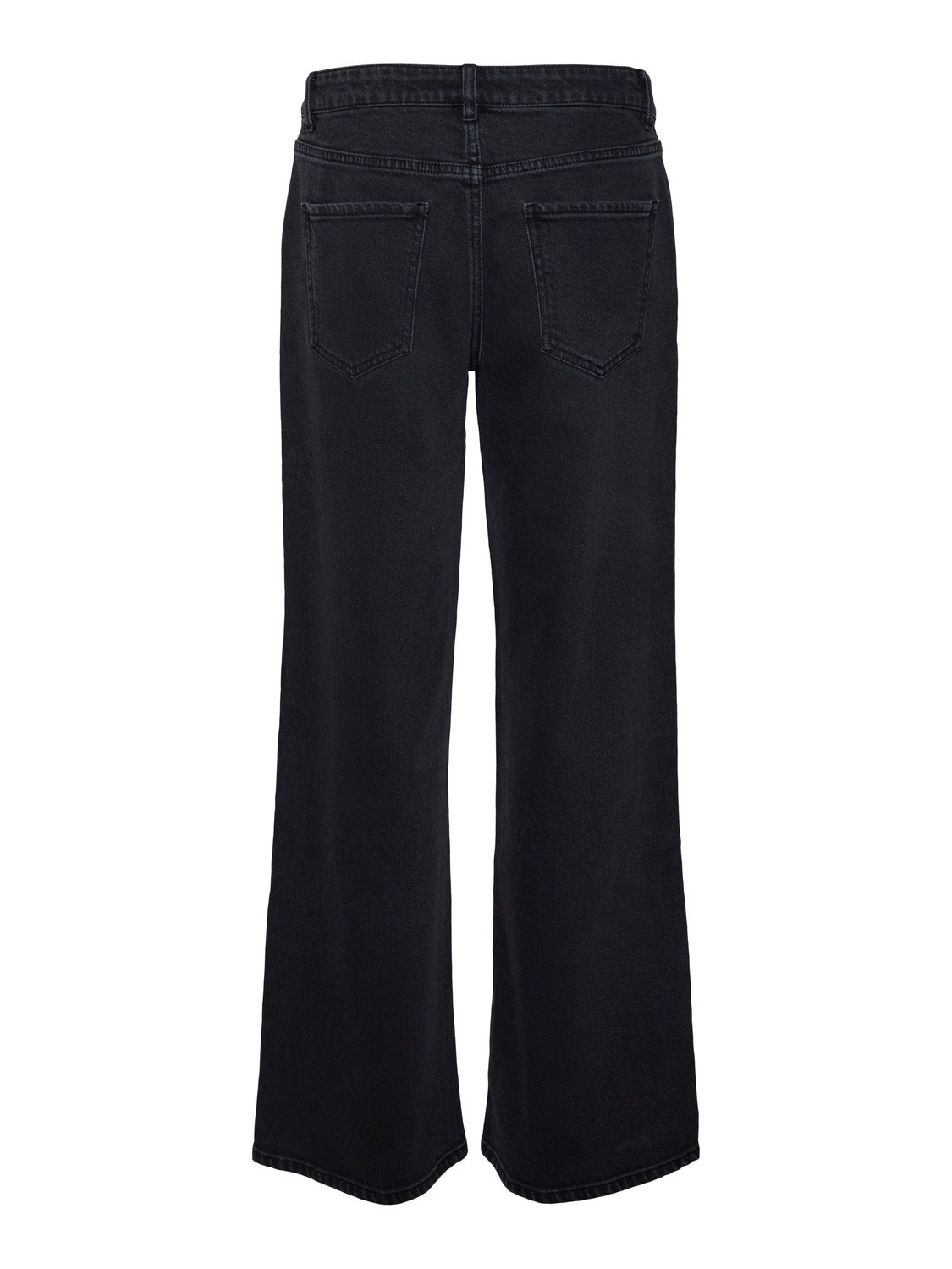 Vero Moda VMFAITH Wide Fit Jeans -Black Denim - 10303305