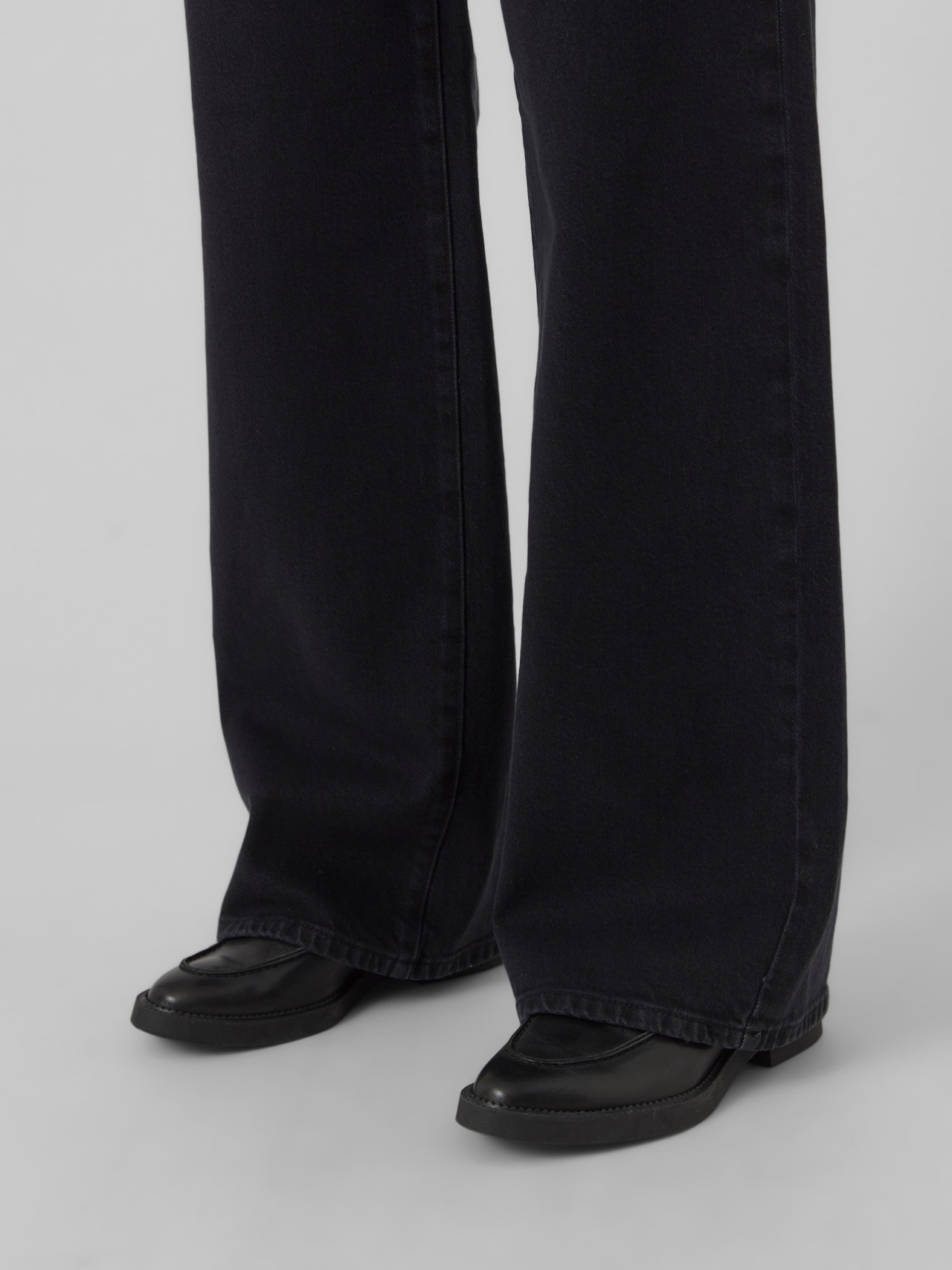 Vero Moda VMFAITH Szeroki krój Jeans -Black Denim - 10303305